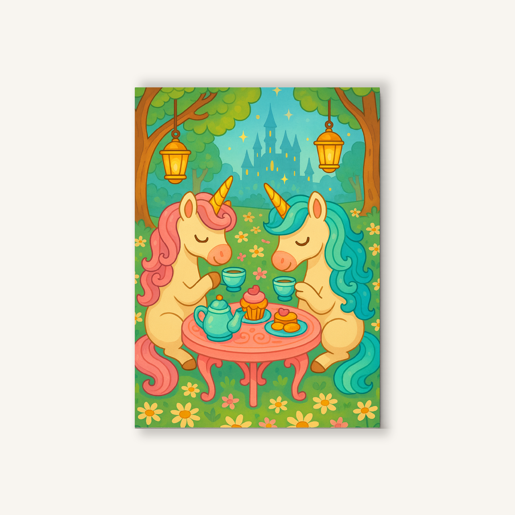 Unicorn Tea Party Paint by Numbers Kit