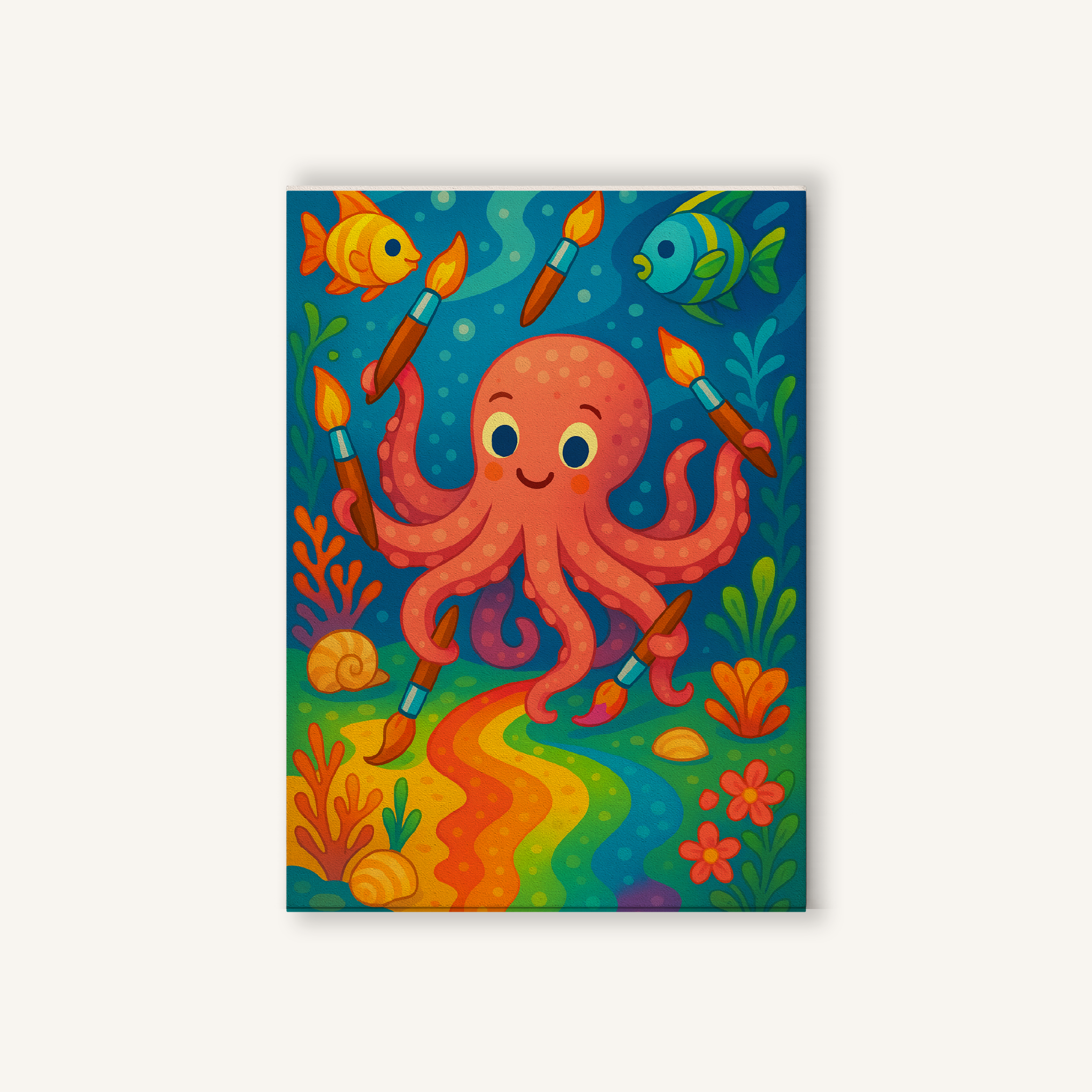 Octopus Painter Paint by Numbers Kit