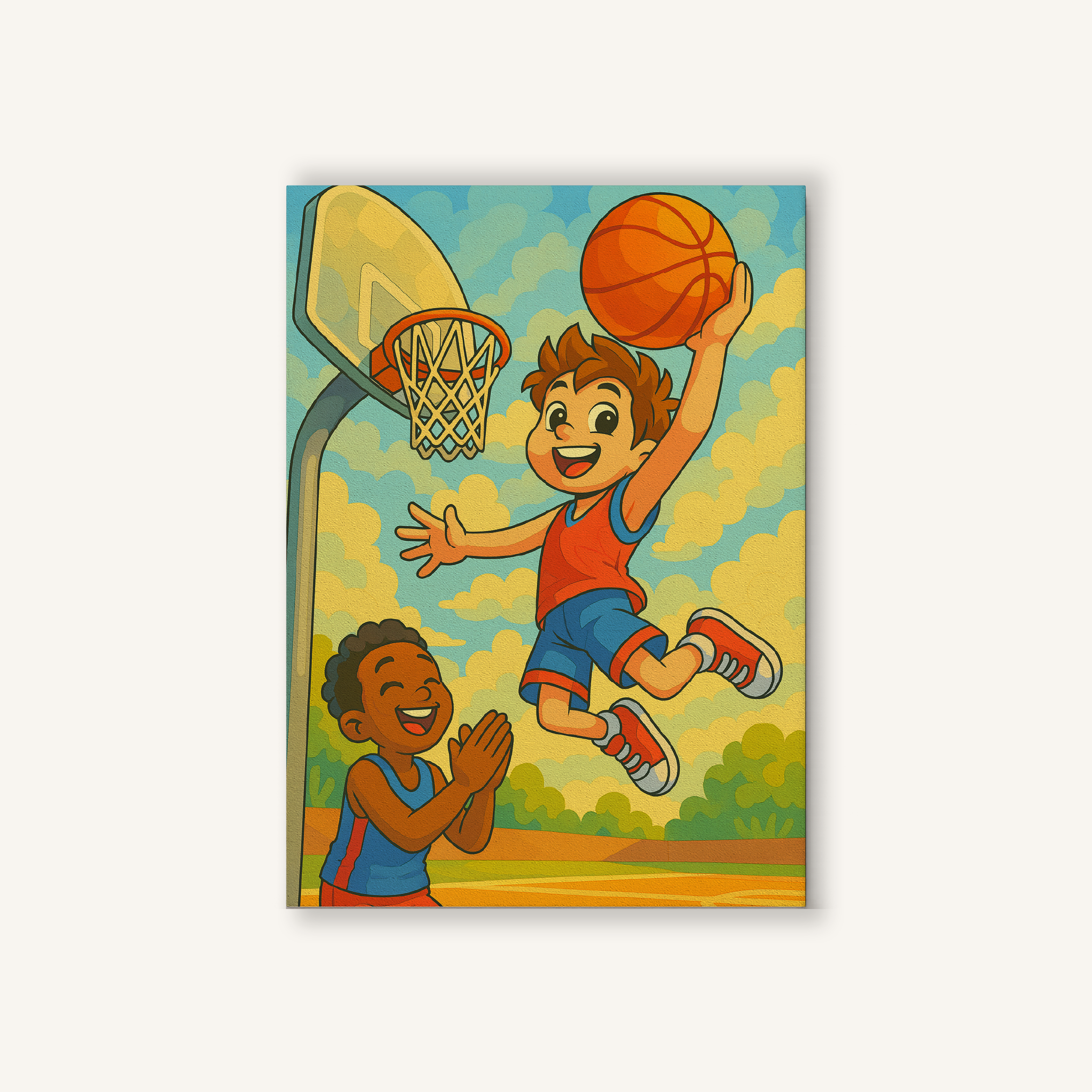 Skateboard Park Tricks Paint by Numbers Kit