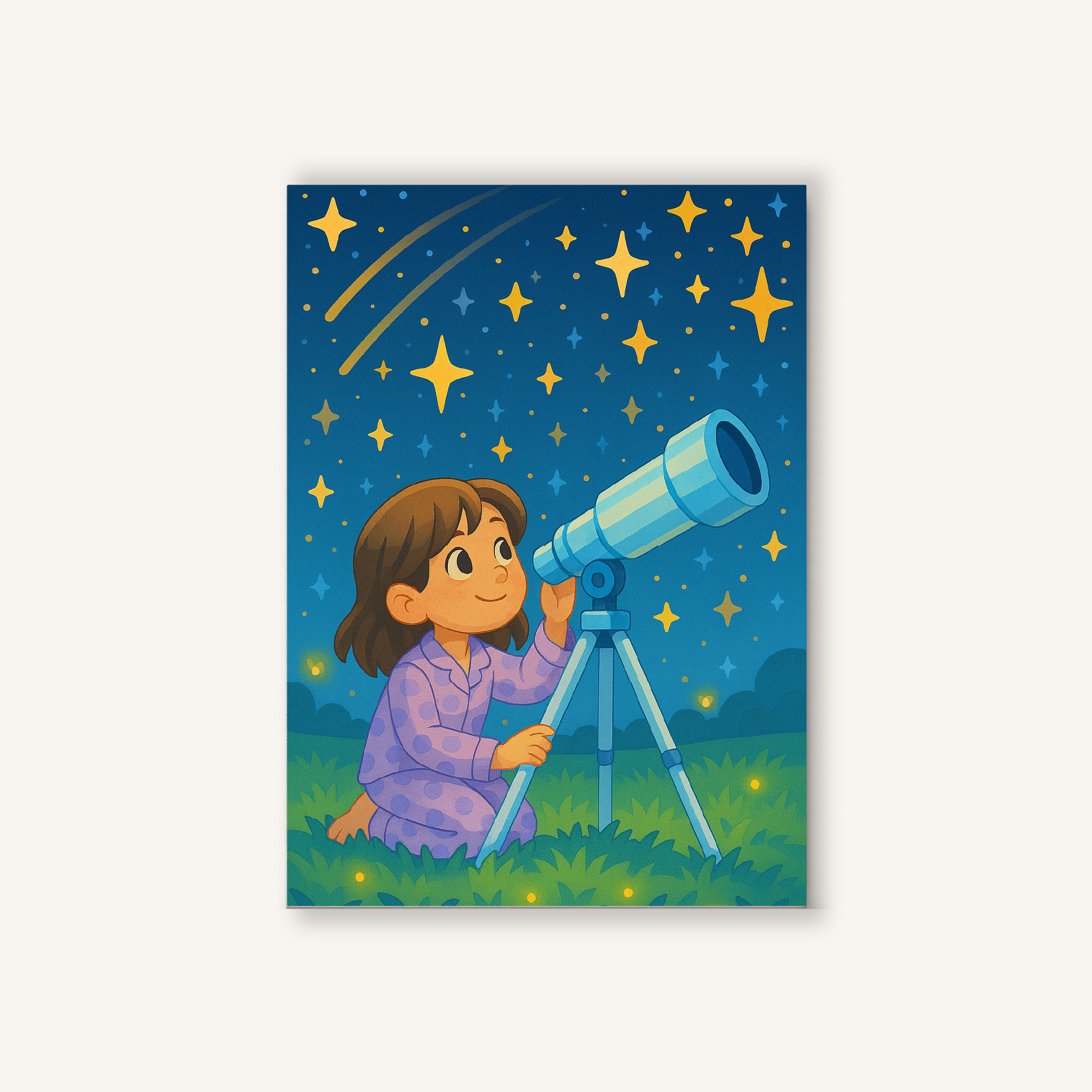 Stargazer Girl Paint by Numbers Kit