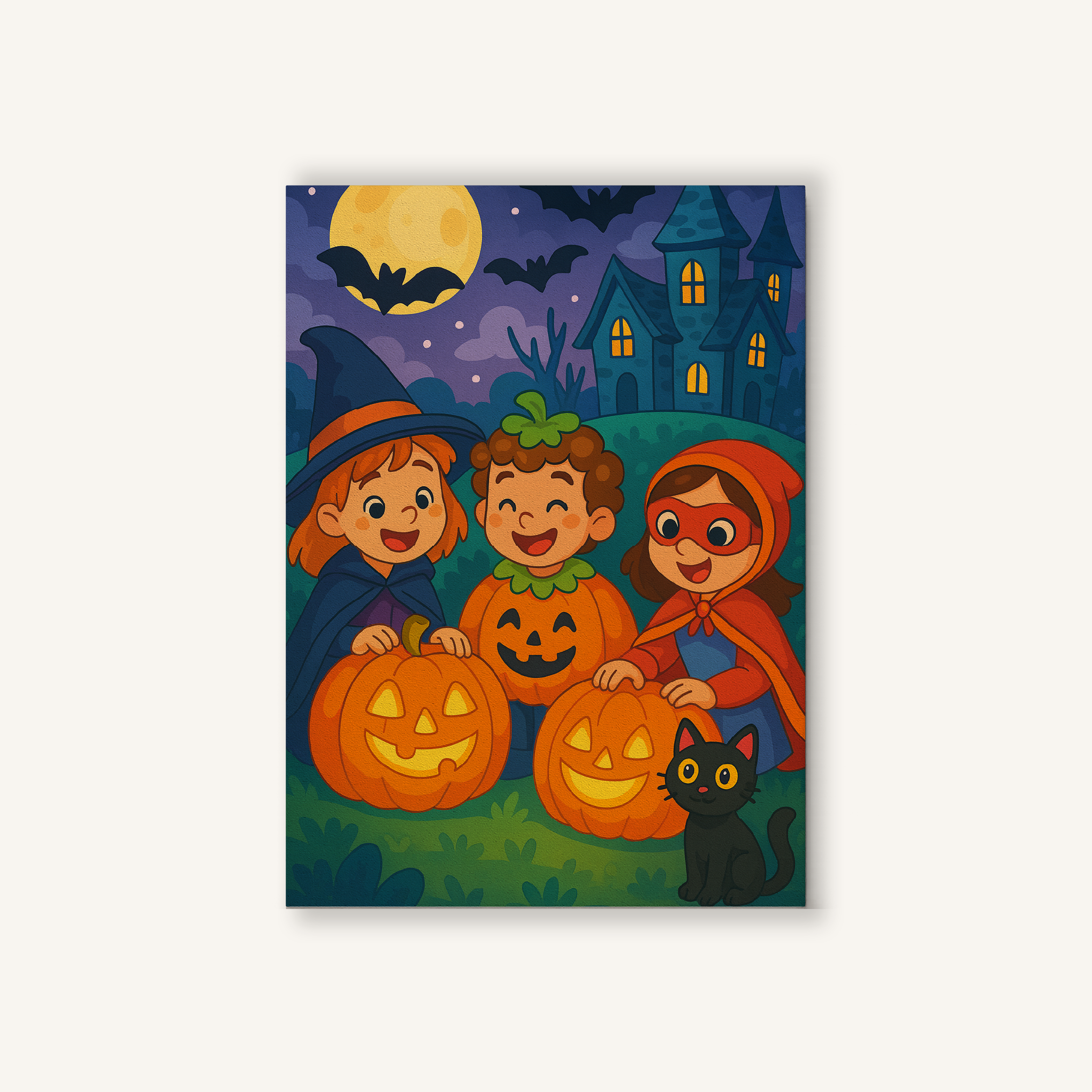 Halloween Pumpkin Party Paint by Numbers Kit