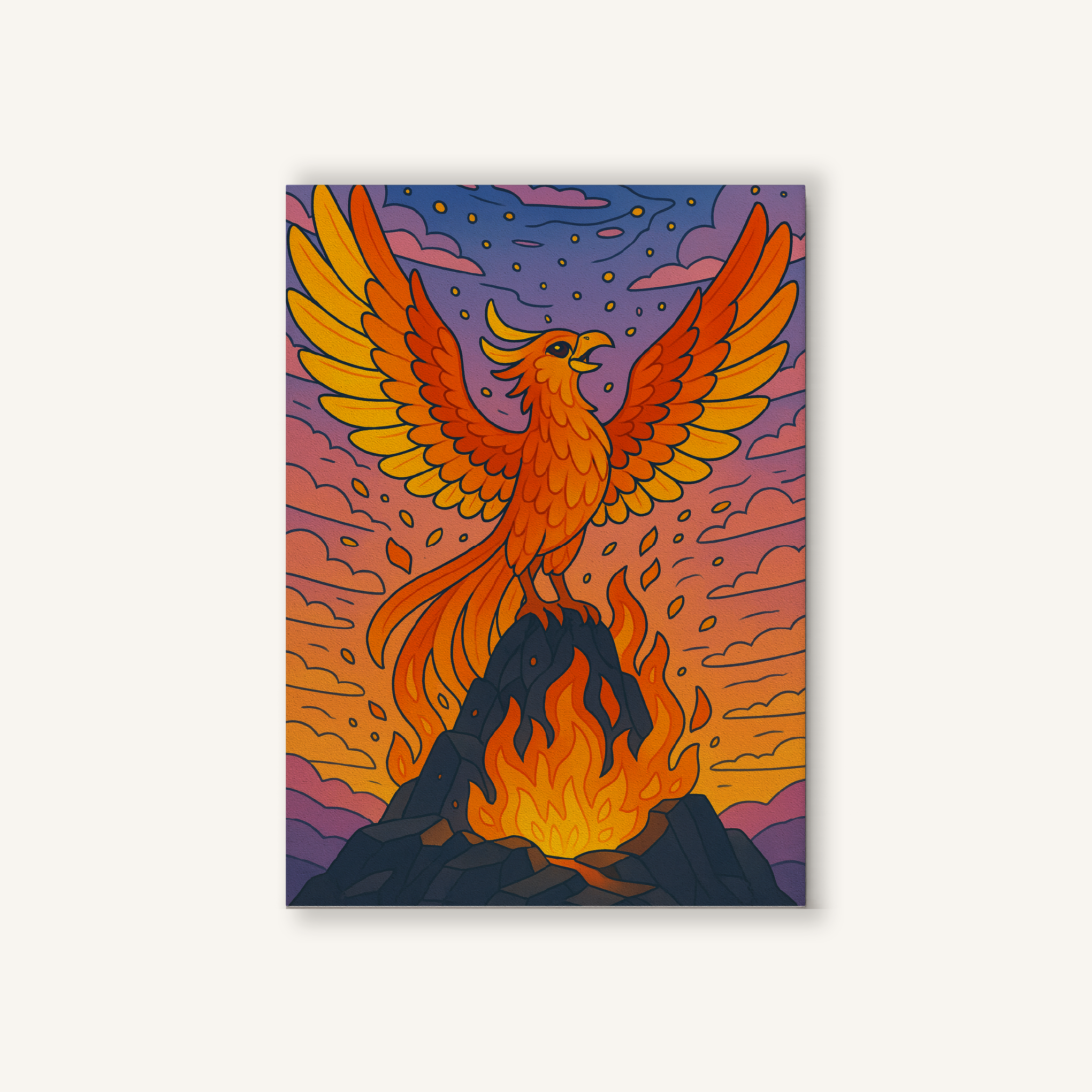 Phoenix Rising Paint by Numbers Kit
