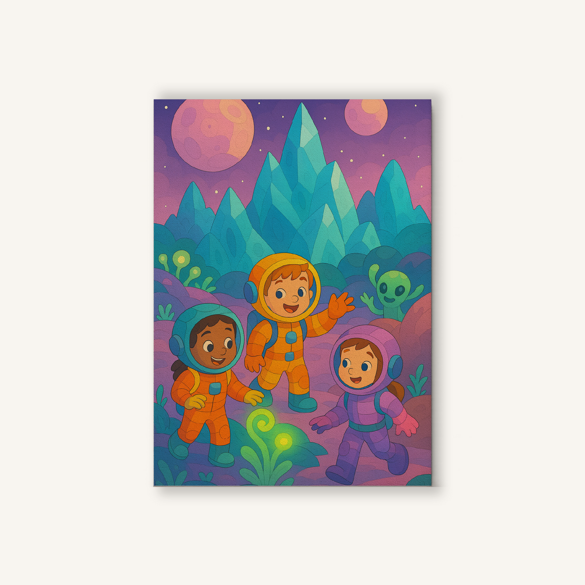 Alien Planet Explorers Paint by Numbers Kit