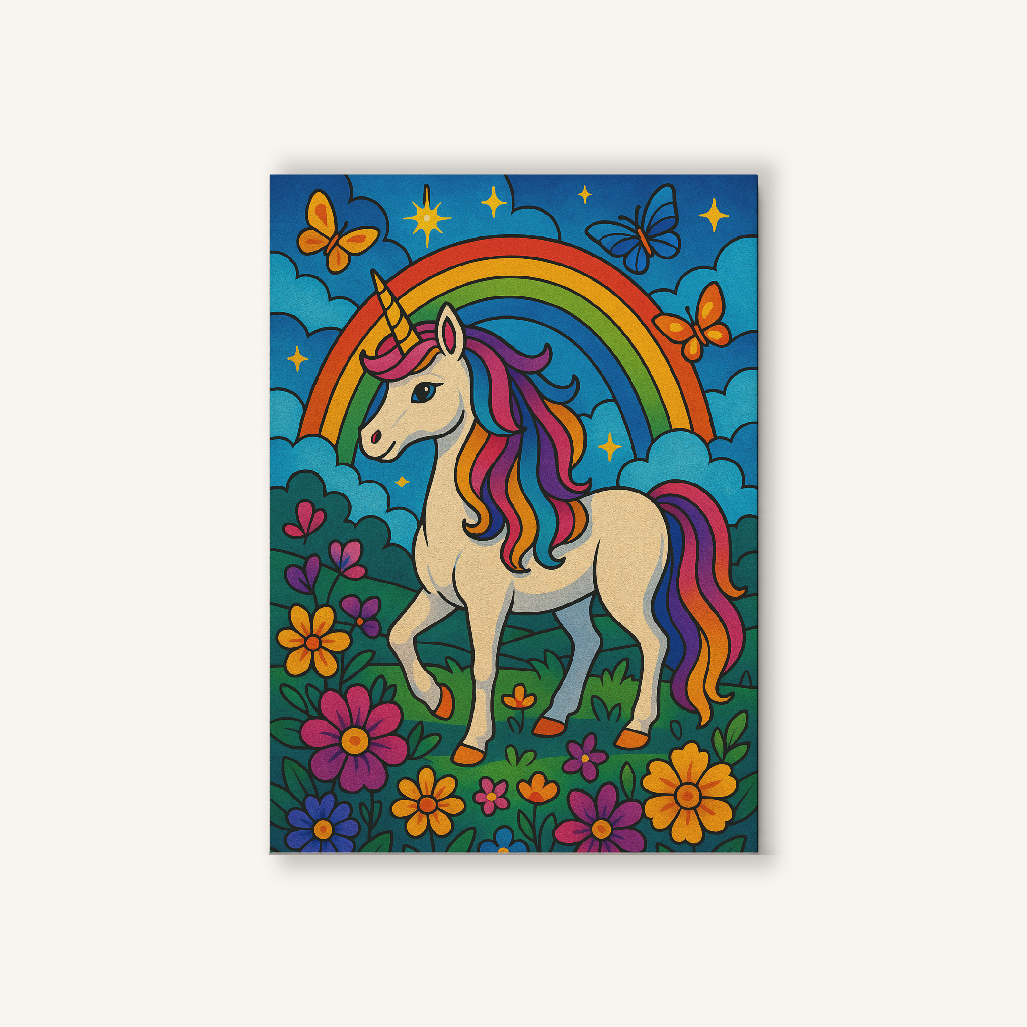 Unicorn in Nature Paint by Numbers Kit