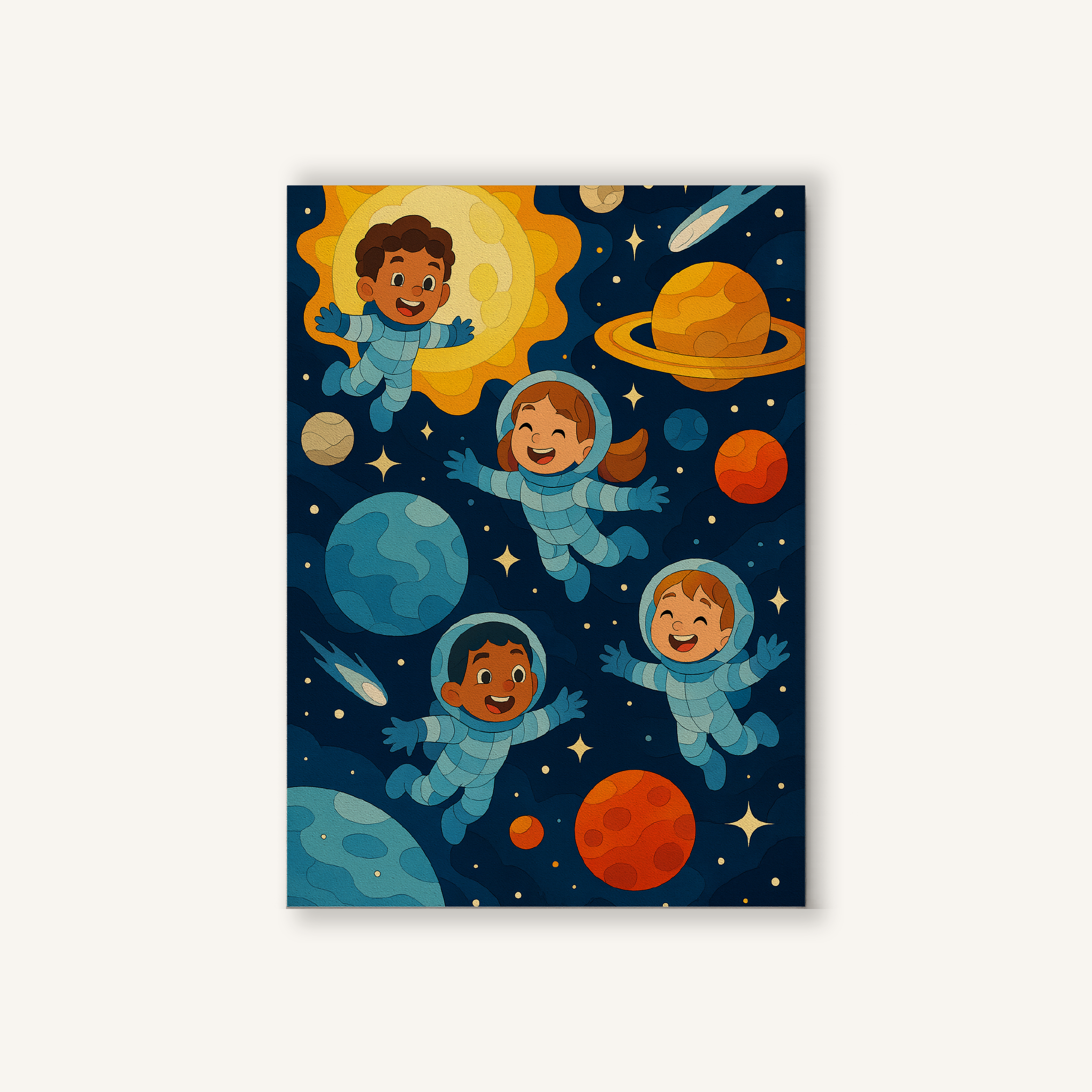 Solar System Adventure Paint by Numbers Kit