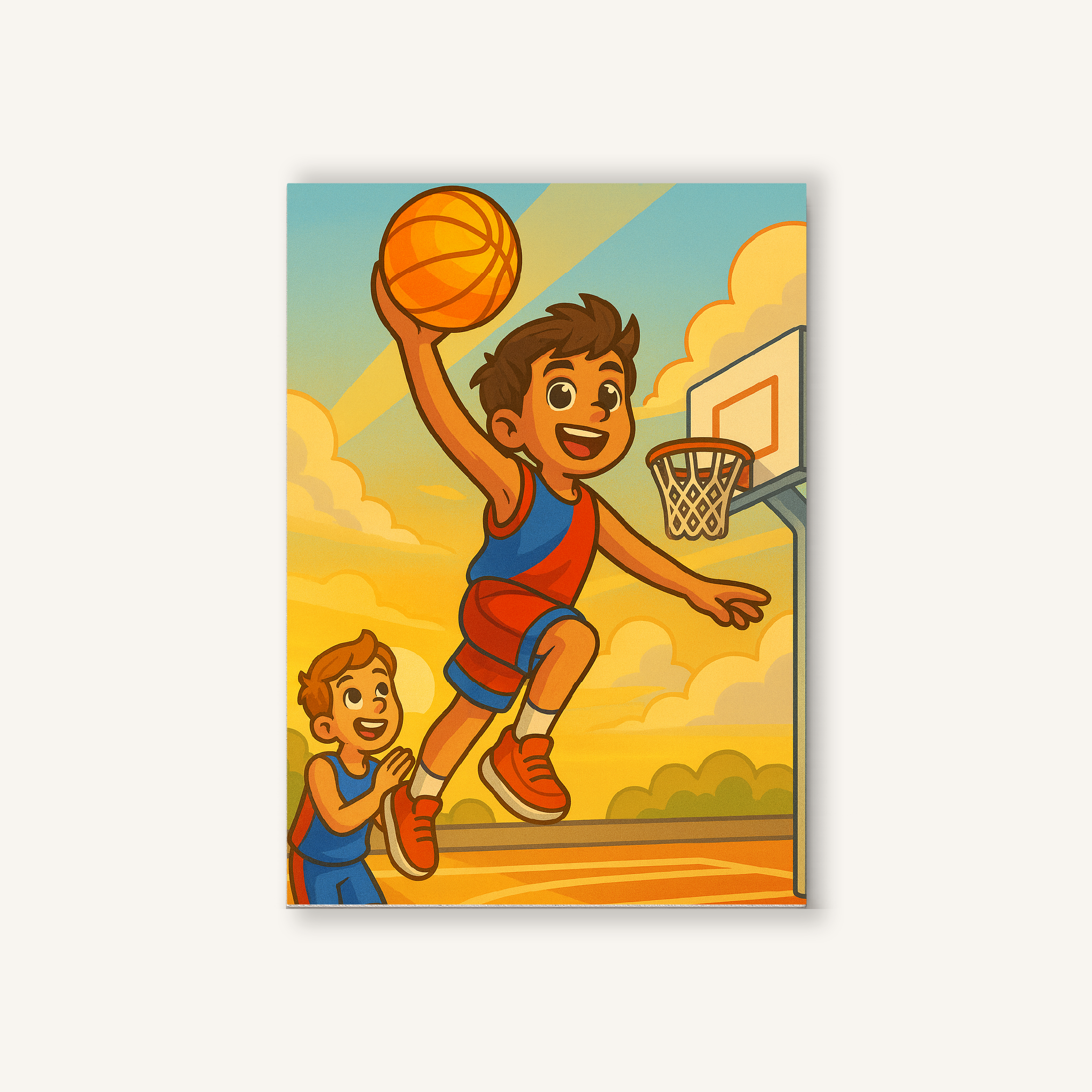 Basketball Champion Paint by Numbers Kit
