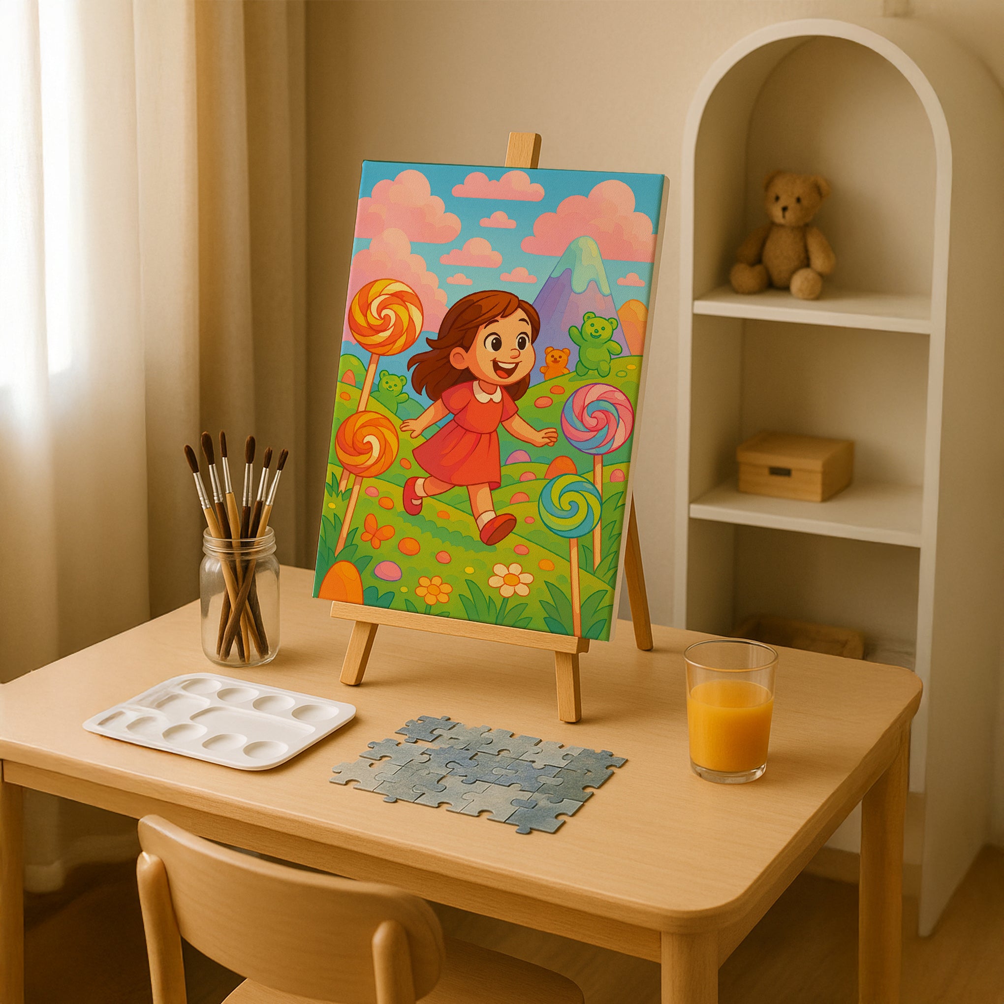 Candyland Adventure Paint by Numbers Kit