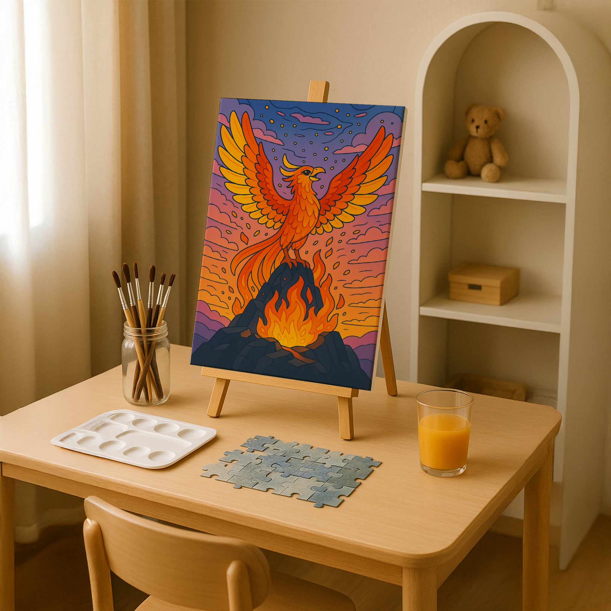 Phoenix Rising Paint by Numbers Kit
