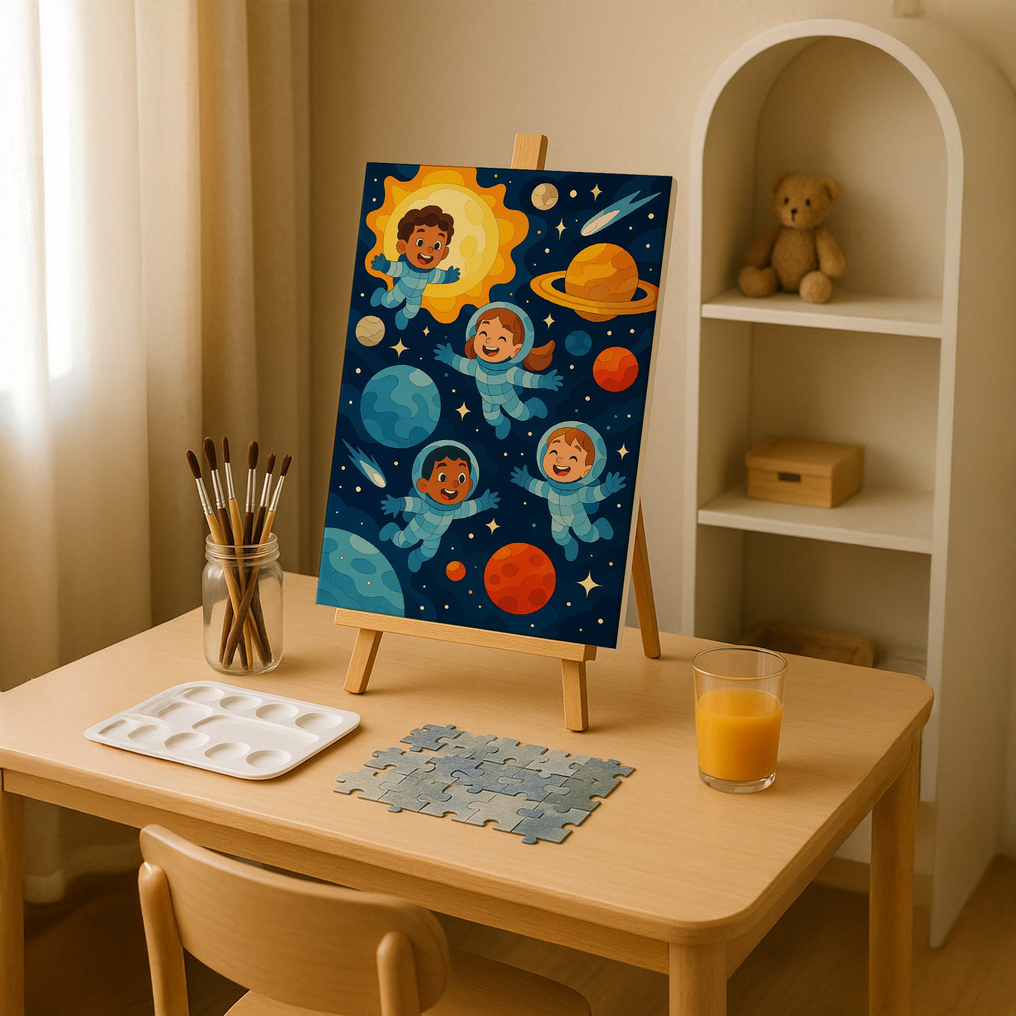 Solar System Adventure Paint by Numbers Kit