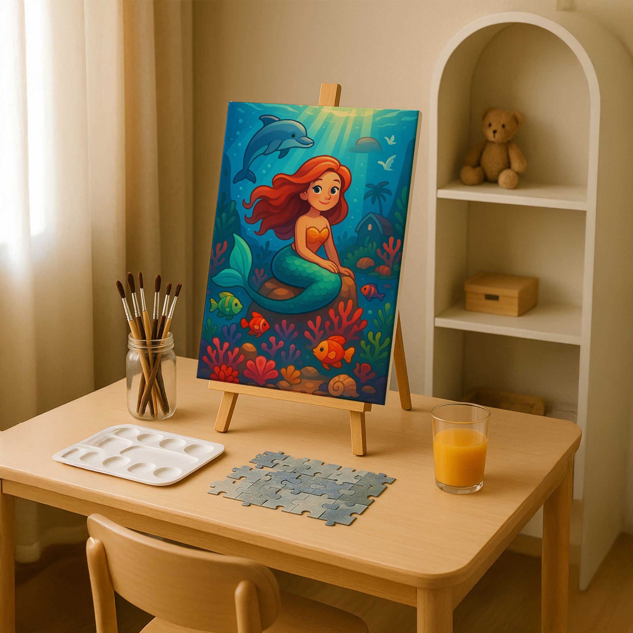 Mermaid Lagoon Paint by Numbers Kit