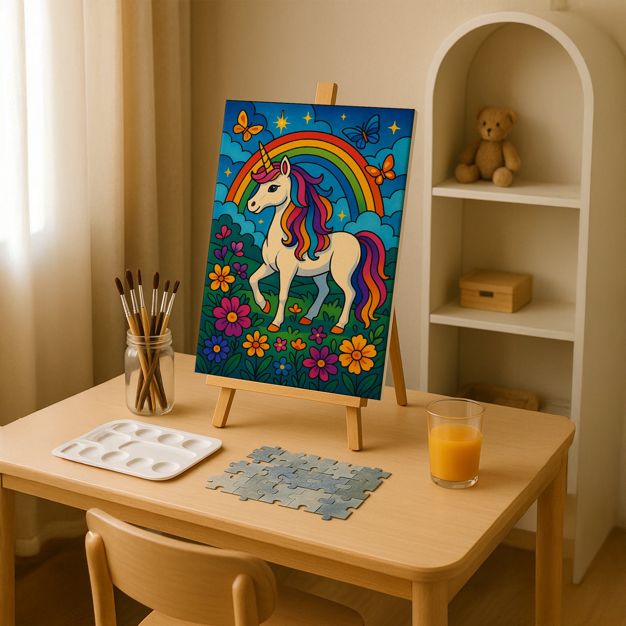 Unicorn in Nature Paint by Numbers Kit
