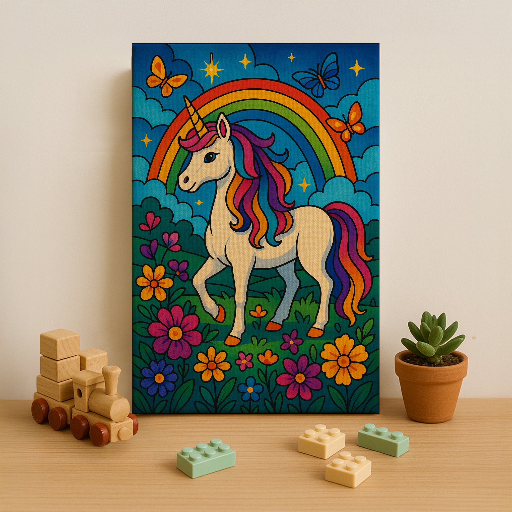 Unicorn in Nature Paint by Numbers Kit