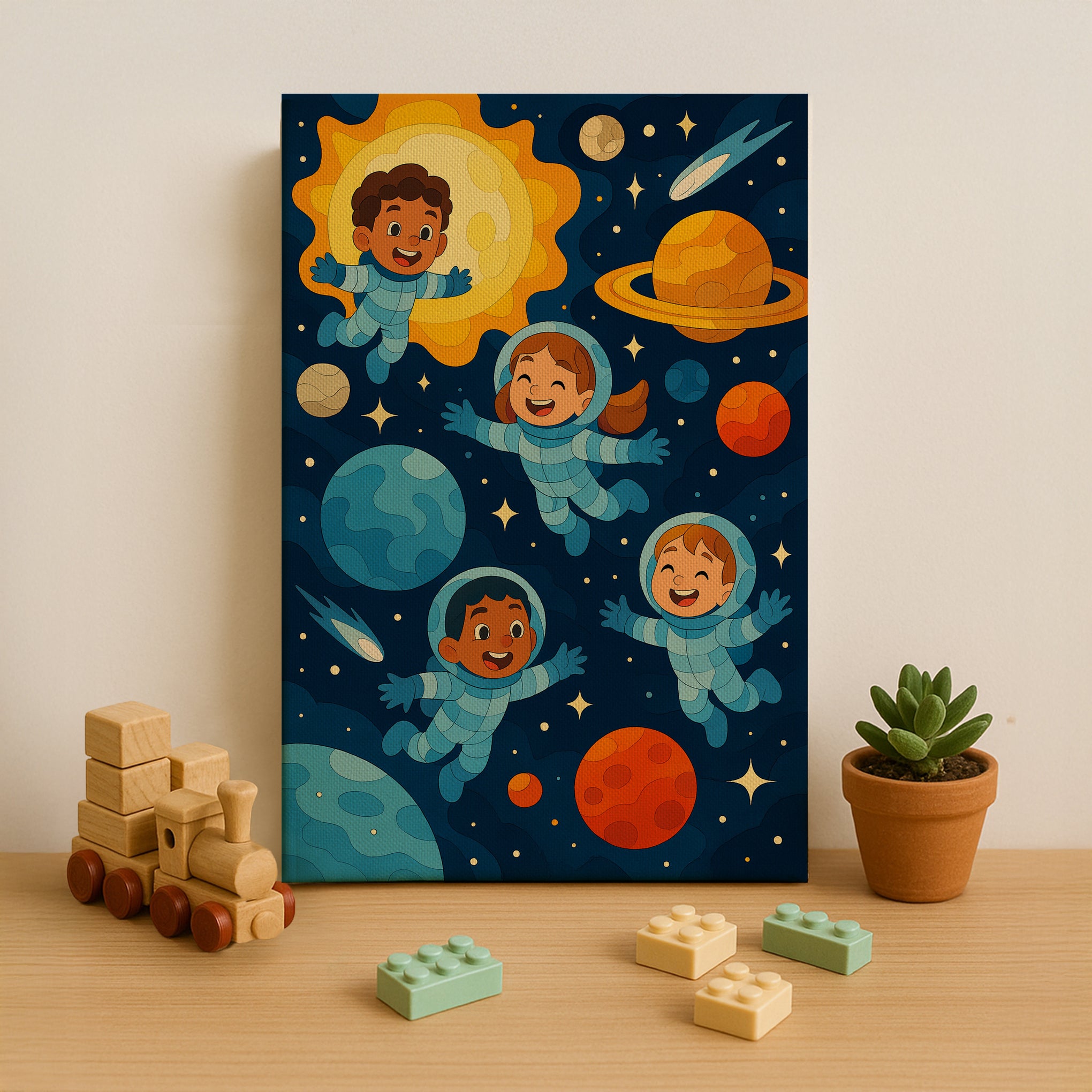 Solar System Adventure Paint by Numbers Kit