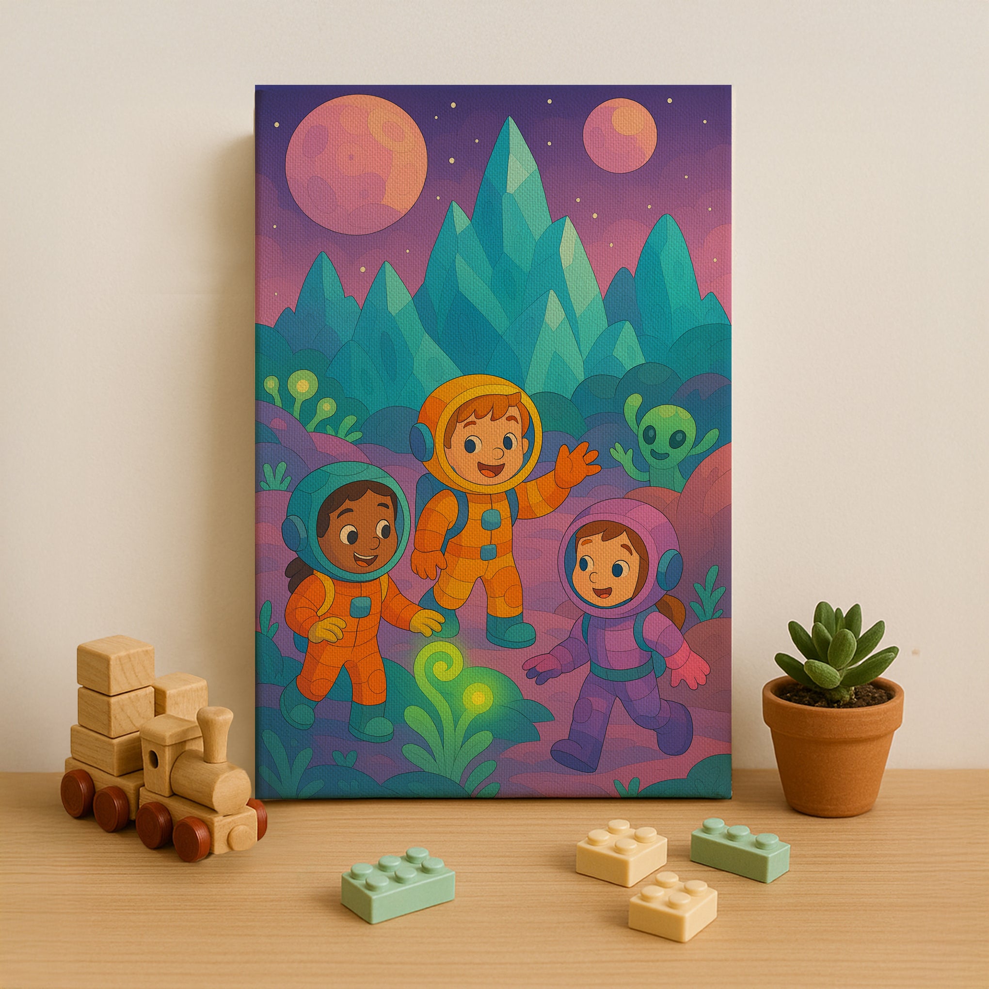 Alien Planet Explorers Paint by Numbers Kit