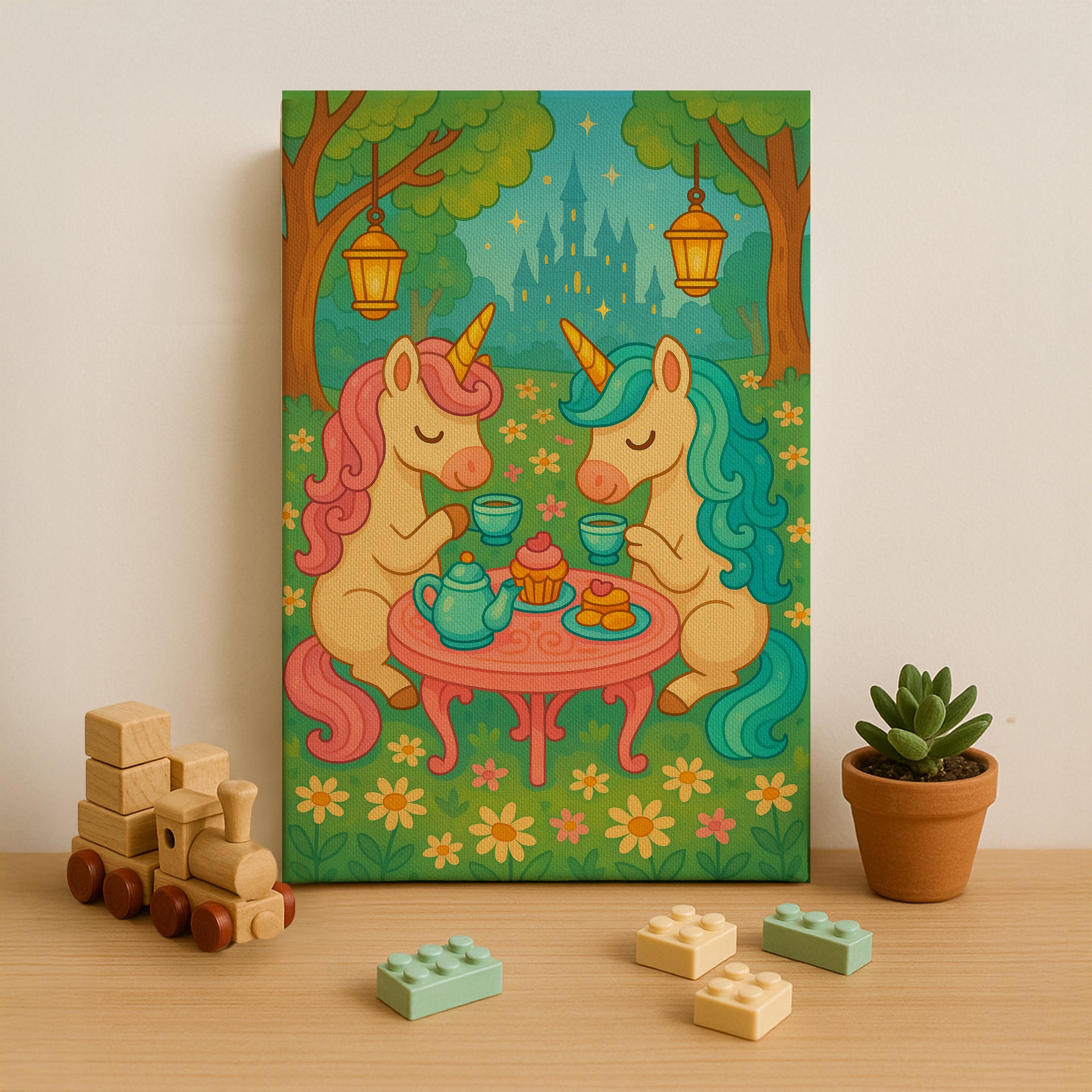 Unicorn Tea Party Paint by Numbers Kit