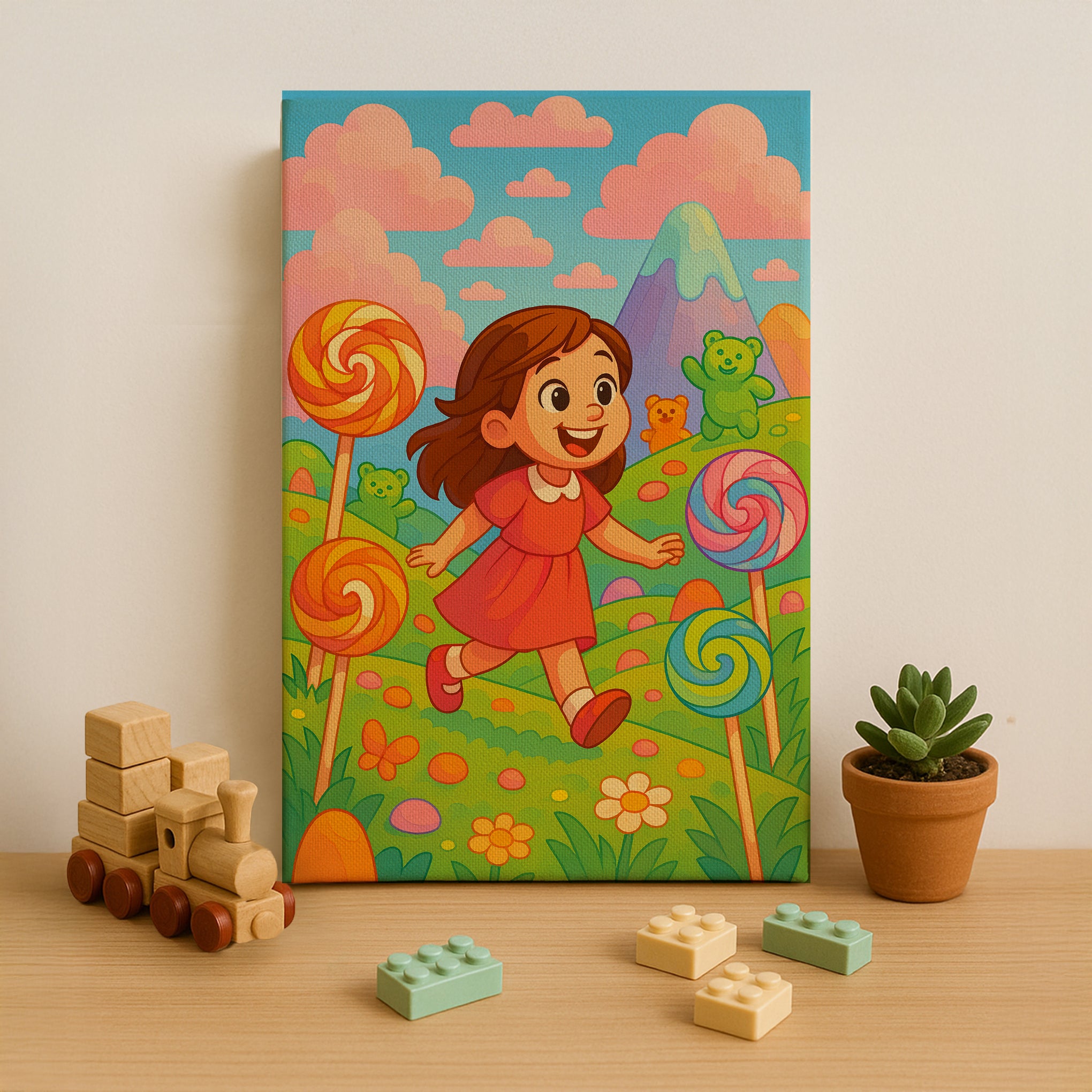 Candyland Adventure Paint by Numbers Kit