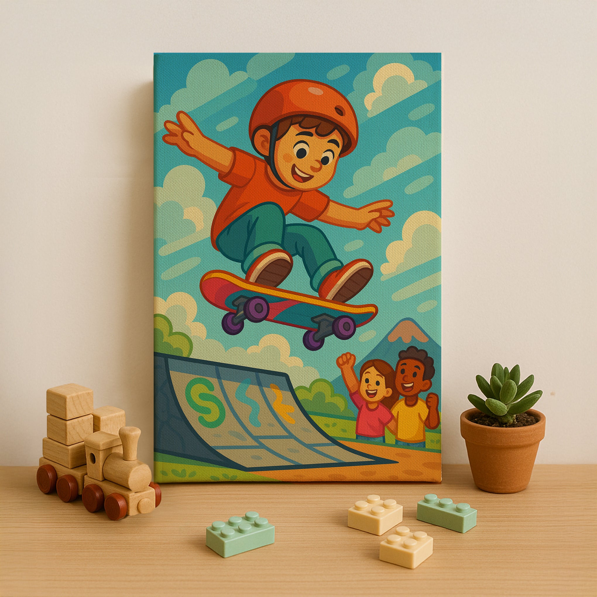 Skater Boy Tricks Paint by Numbers Kit