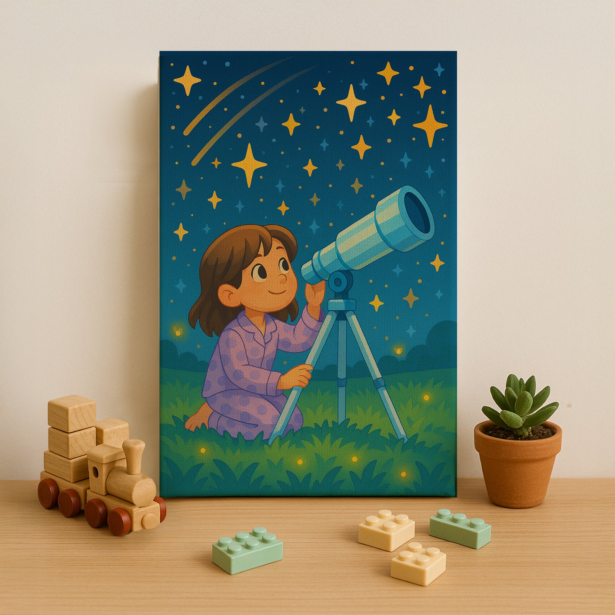 Stargazer Girl Paint by Numbers Kit