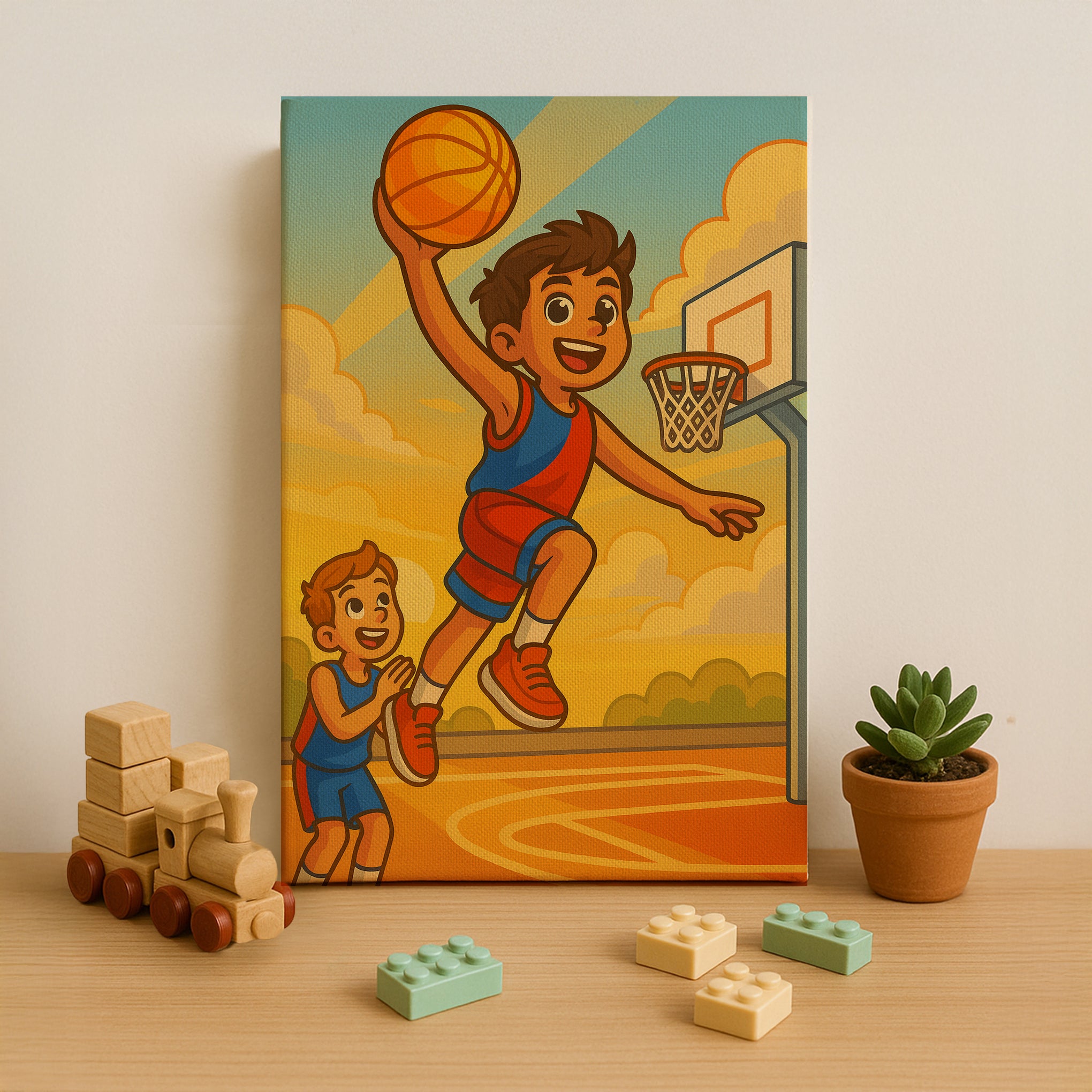 Basketball Champion Paint by Numbers Kit
