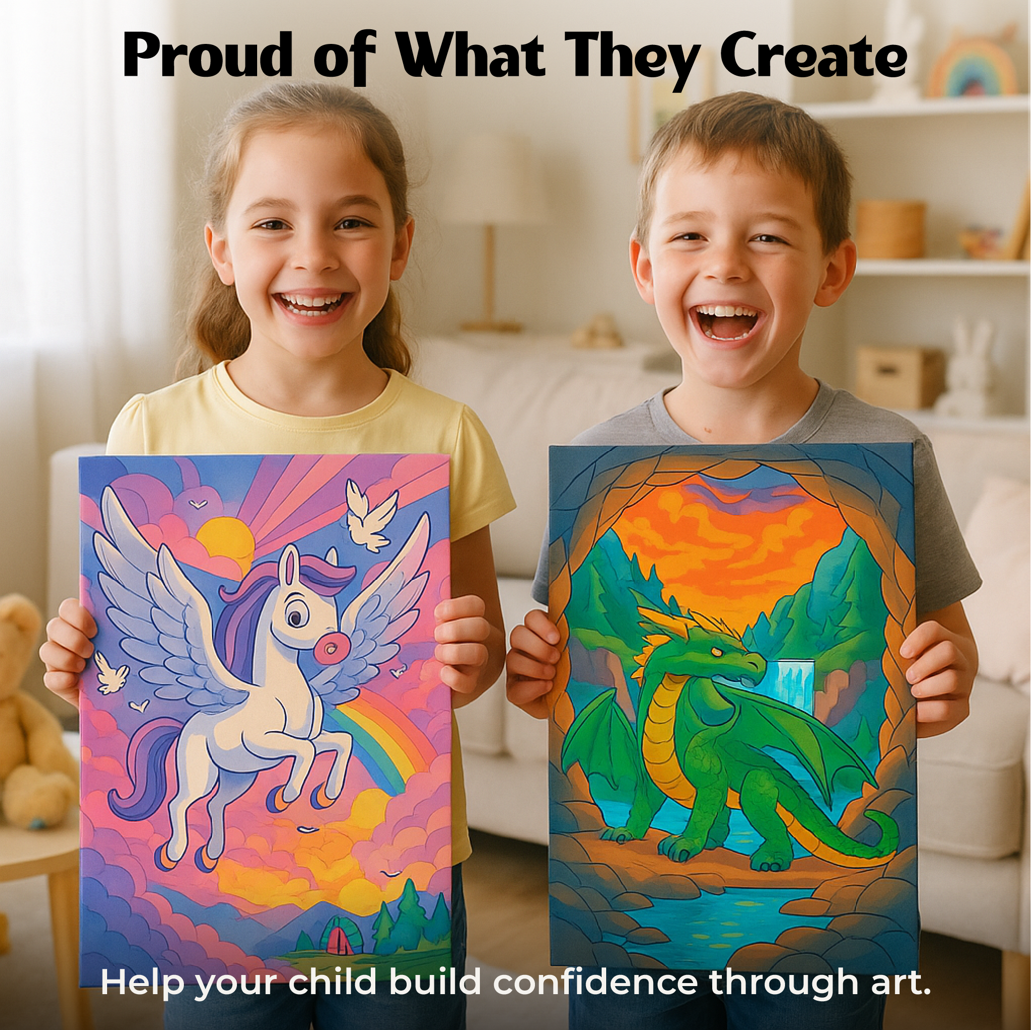 Astronaut Cat Adventure Paint by Numbers Kit